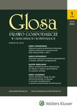 e-prasa: Glosa - Prawo Gospodarcze w Orzeczeniach i Komentarzach – 1/2022