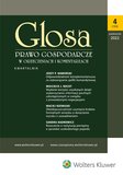 e-prasa: Glosa - Prawo Gospodarcze w Orzeczeniach i Komentarzach – 4/2022